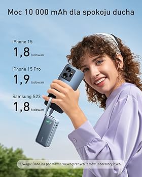 【美品】Anker Power Bank 10000mAh USB-C Anker Power Bank (10000mAh, Fusion, Built-In USB-C ケーブル
